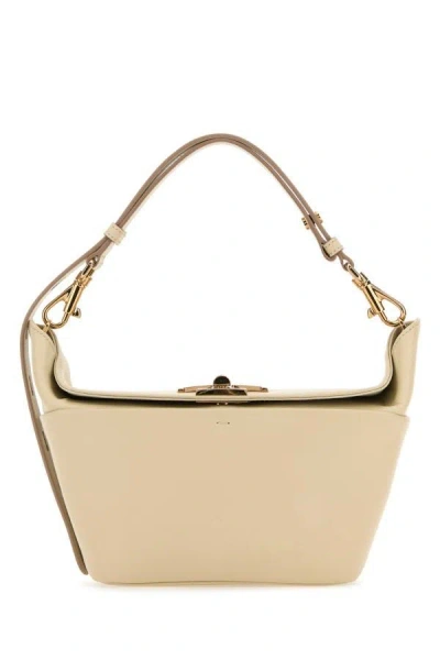 Shop Tod's Woman Sand Leather Shoulder Bag In Brown