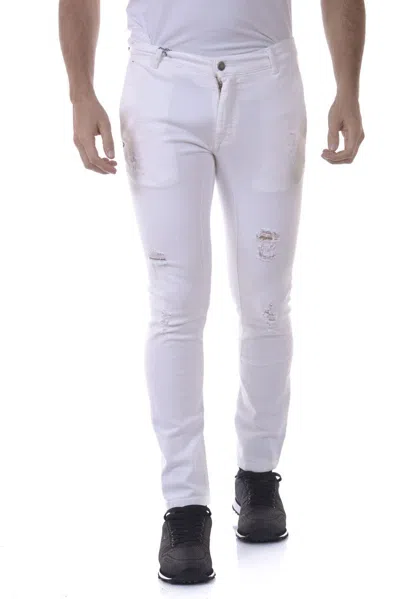 Shop Daniele Alessandrini Jeans In White