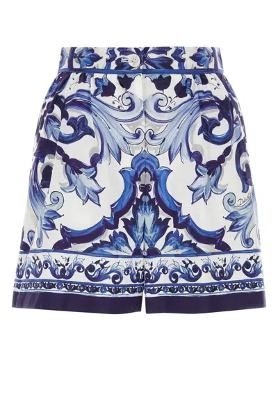 Shop Dolce & Gabbana Shorts In Ha3tn