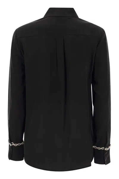 Shop Max Mara Studio Celebre - Silk Shirt In Black