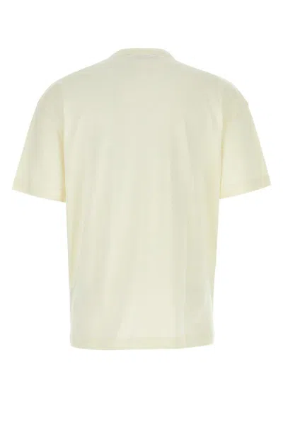 Shop Palm Angels T-shirt In Whitelightblue