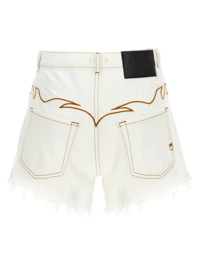 Shop Pinko 'honey' Shorts In White