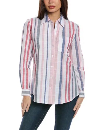 Shop Jones New York Stripe Shirt In Pink