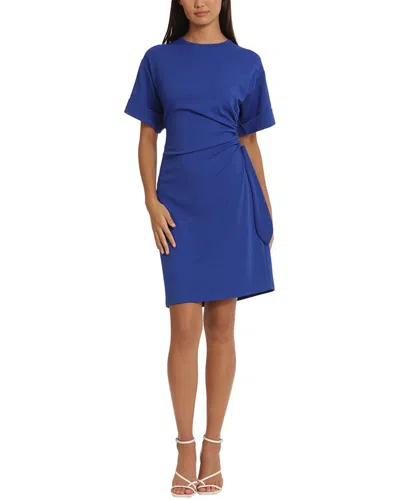 Shop Donna Morgan Midi Dress In Blue