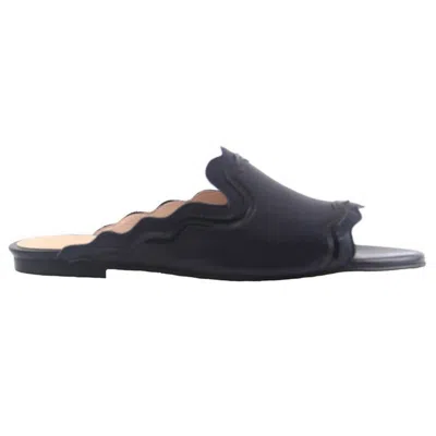 Shop French Sole Kennedy Sandal In Navy In Black