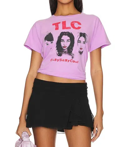 Shop Daydreamer Tlc Crazy Sexy Cool Solo Tee In Violet Rose In Purple