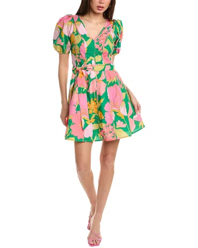 Shop Flora Bea Nyc Brynlee A-line Dress In Green
