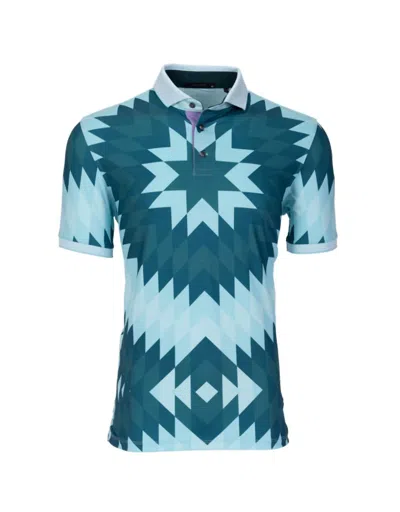 Greyson Clothiers Big Sky Polo In Skystone In Blue