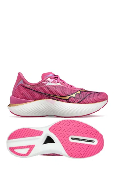 Shop Saucony Women's Endorphin Pro 3 Running Shoes- Medium Width In Prospect Quartz In Pink