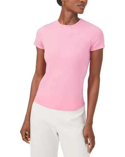 Shop J.mclaughlin J. Mclaughlin Solid Allie T-shirt In Pink