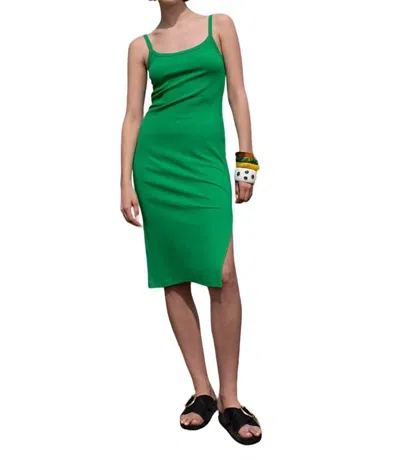 Shop Sanctuary Binding Detail Midi Dress In Jelly Bean In Green