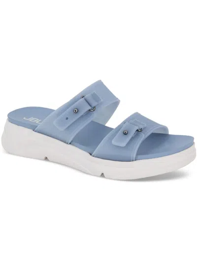 Shop Jbu By Jambu Fenton Womens Slip On Double Strap Sport Sandals In Blue