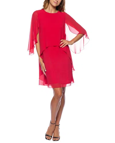 Shop Marina Midi Dress In Red