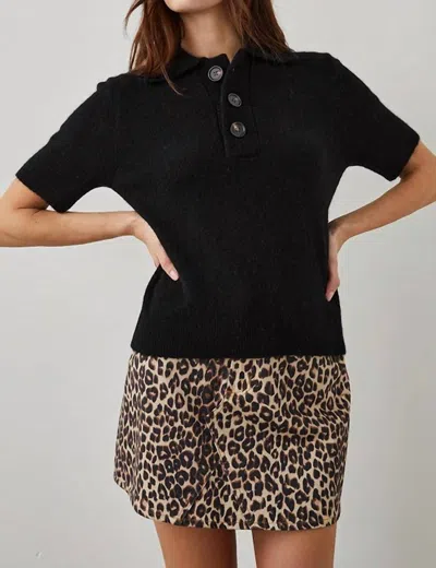 Rails Greta Top In Black In Black