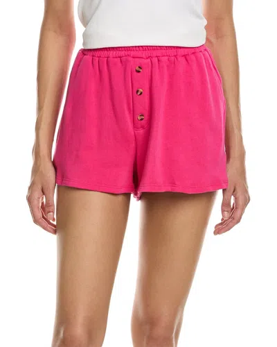Shop Chaser Fleece Boxer Short In Pink