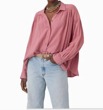 Shop Xirena Jo Shirt In Rose In Pink