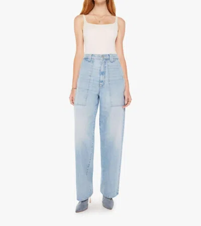 Shop Mother The Quartet Breaker Skimp Jeans In I'm In With The Band In Blue