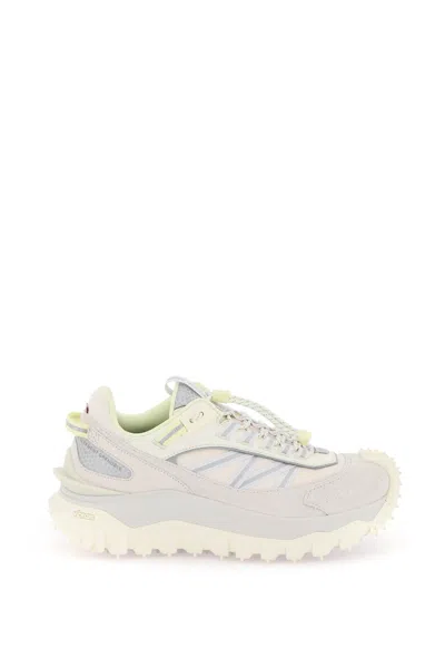 Shop Moncler Basic Trailgrip Sneakers In White