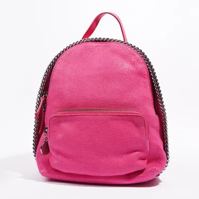 Shop Stella Mccartney Falabella Backpack Fabric In Pink