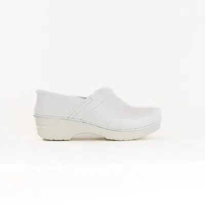 Shop Dansko Women's Pro Clog Shoes In White Box
