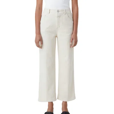 Shop Closed Neige Relaxed Jean In Creme In White