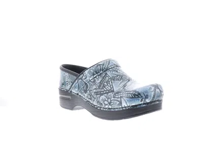 Shop Dansko Women's Pro Clog Shoes In Denim In Grey