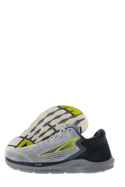 Shop Altra Men's Torin 5 Running Shoes - D/medium Width In Gray/lime In Grey