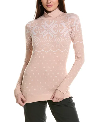Shop Sweaty Betty Womens Base Layer Pullover, Xs, Brown In Pink