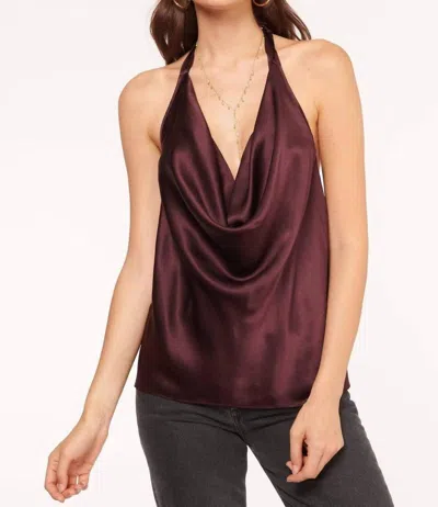 Shop Cami Nyc Jackie Cami Top In Boysenberry In Red