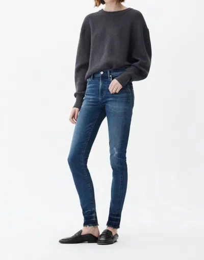 Citizen Of Humanity Rocket High Rise Skinny Jean In Down Low In Blue