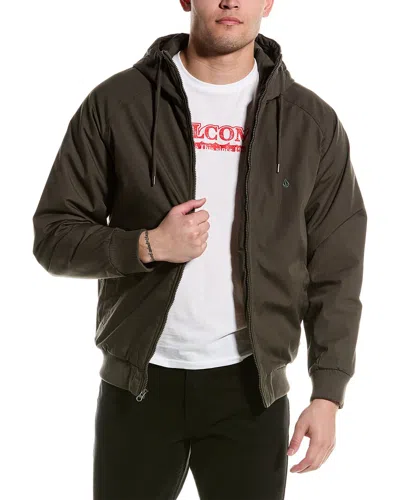 Shop Volcom Hernan Jacket In Grey