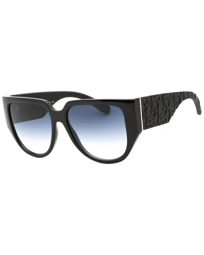 Shop Ferragamo Women's Sf1088se 57mm Sunglasses In Blue