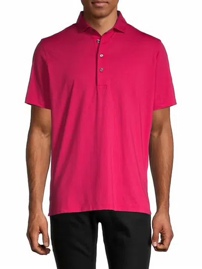 Shop Greyson Clothiers Cayuse Polo In Trout In Pink