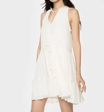 Shop Dex Carefree Flowy Mini Dress In Light Birch In White