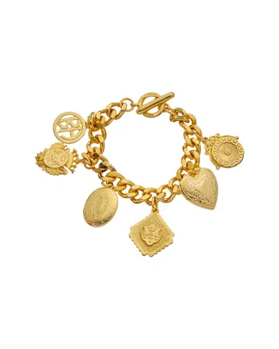 Shop Ben-amun 24k Plated Bracelet In Gold