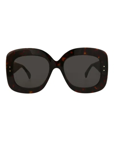 Shop Alaïa Square-frame Acetate Sunglasses In Grey