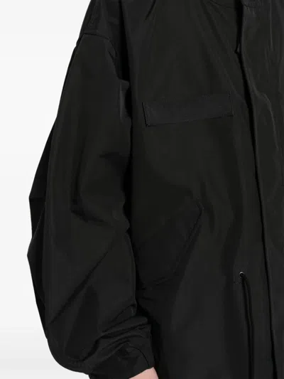 Shop Junya Watanabe Drop-shoulder Hooded Parka Coat