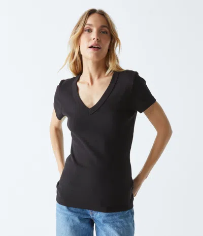 Michael Stars Nikki V-neck Tee In Spritz
