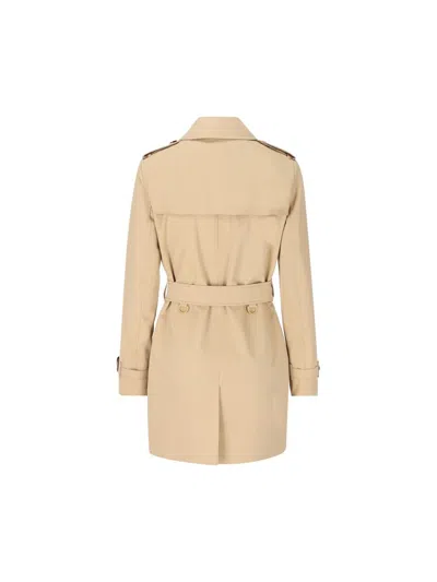 Shop Burberry Coats In Honey