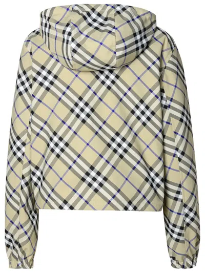 Shop Burberry Reversible Beige Polyester Jacket