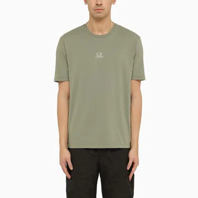 Shop C.p. Company Agave T-shirt With Logo In Green