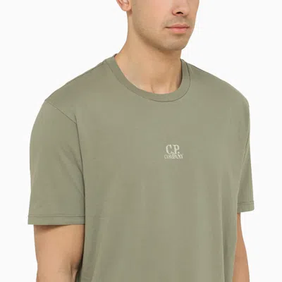 Shop C.p. Company Agave T-shirt With Logo In Green