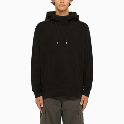 Shop C.p. Company Goggle Hoodie In Black