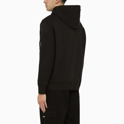 Shop C.p. Company Hoodie With Lens Detail In Black