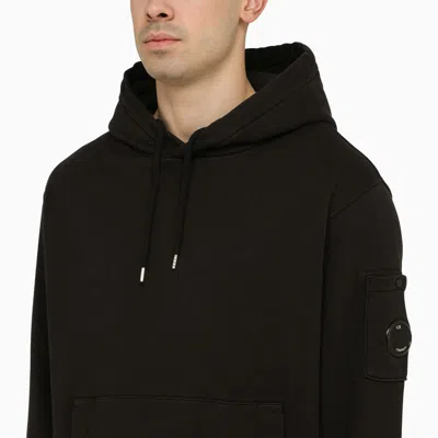 Shop C.p. Company Hoodie With Lens Detail In Black