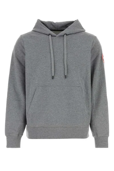 Shop Canada Goose Sweatshirts In Grey