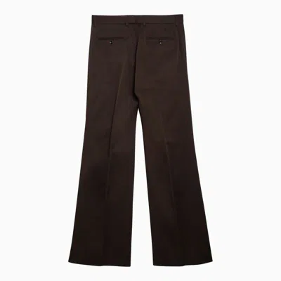 Shop Dolce & Gabbana Dolce&gabbana Flared Trousers In Brown