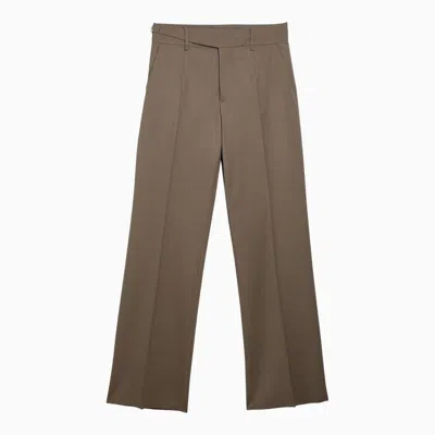 Dolce & Gabbana Dolce&gabbana Beige Wool Tailored Trousers Men In Beige