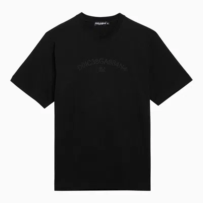 Shop Dolce & Gabbana Dolce&gabbana T-shirt With Logo In Black