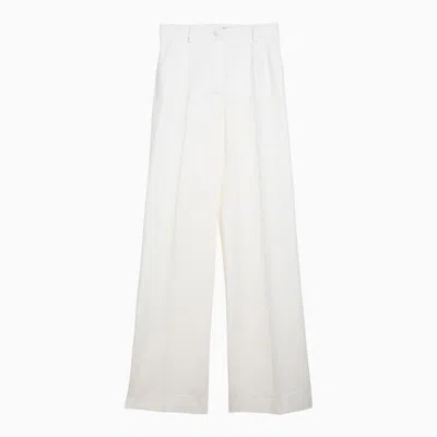 Shop Dolce & Gabbana Dolce&gabbana Trousers In White